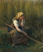 Jules Breton - Bilder Gemälde - Summer