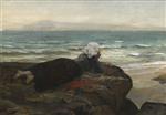 Jules Breton - Bilder Gemälde - The Cliff