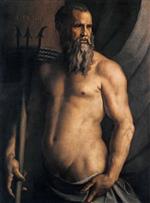 Angelo Bronzino - Bilder Gemälde - Andrea Doria als Neptun