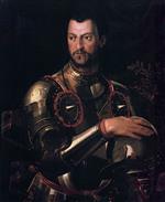 Angelo Bronzino  - Bilder Gemälde - Cosimo I de' Medici in Armour