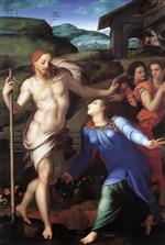 Angelo Bronzino  - Bilder Gemälde - Noli me tangere