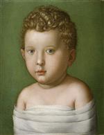 Angelo Bronzino  - Bilder Gemälde - Portrait of a Baby Boy