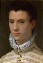 Angelo Bronzino  - Bilder Gemälde - Portrait of a Young Man
