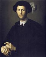 Angelo Bronzino  - Bilder Gemälde - Portrait of a Young Man