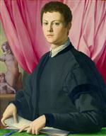 Angelo Bronzino  - Bilder Gemälde - Portrait of a Young Man