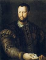 Angelo Bronzino  - Bilder Gemälde - Portrait of Cosimo I de Medici