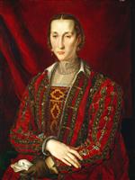 Angelo Bronzino  - Bilder Gemälde - Portrait of Eleanora di Toledo