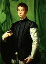 Angelo Bronzino  - Bilder Gemälde - Portrait of Ludovico Capponi