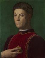 Angelo Bronzino  - Bilder Gemälde - Portrait of Piero de' Medici