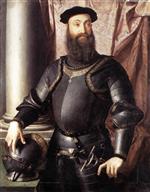 Angelo Bronzino  - Bilder Gemälde - Portrait of Stefano IV Colonna