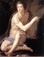 Angelo Bronzino  - Bilder Gemälde - St John the Baptist