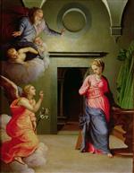 Angelo Bronzino  - Bilder Gemälde - The Annunciation