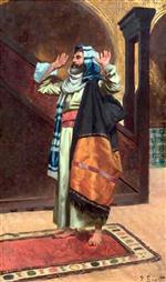 Rudolf Ernst - Bilder Gemälde - An Arab Praying