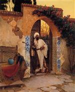 Rudolf Ernst - Bilder Gemälde - By the Entrance