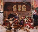 Rudolf Ernst - Bilder Gemälde - In the Harem