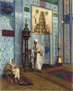 Rudolf Ernst - Bilder Gemälde - In the Mosque
