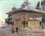 Rudolf Ernst - Bilder Gemälde - Kiosk, Turkey