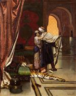 Rudolf Ernst - Bilder Gemälde - Leaving for the Holy War