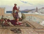 Rudolf Ernst  - Bilder Gemälde - On the Terrace, Tangiers
