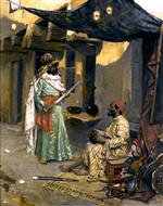 Rudolf Ernst  - Bilder Gemälde - The Arms Merchant
