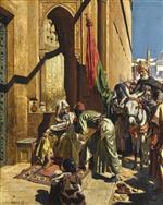 Rudolf Ernst  - Bilder Gemälde - The Fortune Teller, Cairo