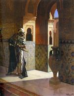 Rudolf Ernst  - Bilder Gemälde - The Moorish Guard, the Alhambra