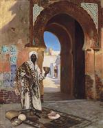 Rudolf Ernst  - Bilder Gemälde - The Seashell Merchant