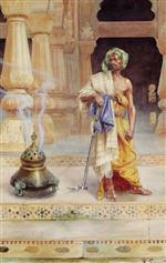 Rudolf Ernst  - Bilder Gemälde - The Sentry