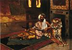 Rudolf Ernst  - Bilder Gemälde - The Sheik's Favorite