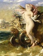 William Etty - Bilder Gemälde - Andromeda, Perseus Coming to Her Rescue