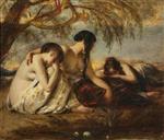 William Etty - Bilder Gemälde - By the waters of Babylon we sat down and wept