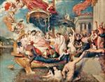William Etty - paintings - Cleopatra's Arrival in Cilicia
