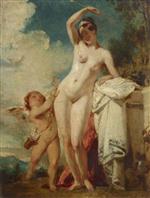 William Etty - paintings - Cupid Disarmed