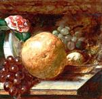 William Etty - paintings - Grapefruit and Oranges