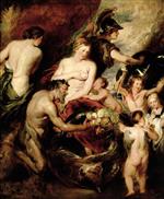 William Etty  - Bilder Gemälde - Peace and War