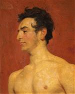 William Etty  - Bilder Gemälde - Portrait of a Man