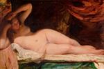 William Etty  - Bilder Gemälde - Reclining Nude-2