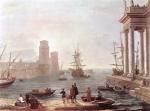 Claude Lorrain - Bilder Gemälde - Ankunft der Ulysses