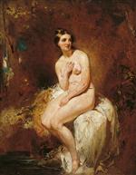 William Etty  - Bilder Gemälde - The Bather