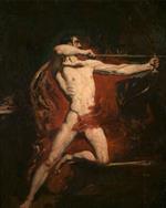 William Etty  - Bilder Gemälde - The Bowman