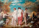 William Etty  - Bilder Gemälde - The Choice of Paris