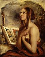 William Etty  - Bilder Gemälde - The Magdalen