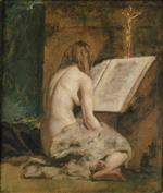 William Etty  - Bilder Gemälde - The penitent Magdalen