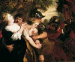 William Etty  - Bilder Gemälde - The Rape of the Sabine Women
