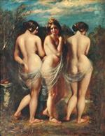 William Etty  - Bilder Gemälde - The Three Graces