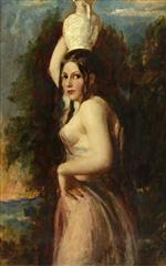 William Etty  - Bilder Gemälde - The Water Carrier