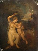 William Etty  - Bilder Gemälde - Venus and Cupid-2