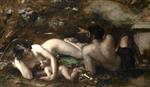 William Etty  - Bilder Gemälde - Venus, Vulcan and Cupid