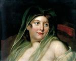 William Etty  - Bilder Gemälde - Woman with a Head Veil