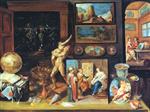 Frans Francken - paintings - A Collector's Cabinet